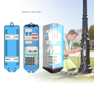 Boîtier <span class=keywords><strong>de</strong></span> <span class=keywords><strong>poteau</strong></span> d'éclairage public avec protection contre les surtensions 10 kV et <span class=keywords><strong>disjoncteur</strong></span> différentiel RCBO, boîte <span class=keywords><strong>de</strong></span> jonction étanche IP54 - Product Image 4