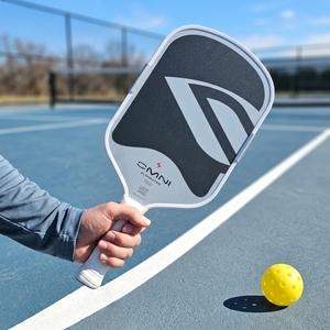 Pala de Pickleball Portátil Omni Original <span class=keywords><strong>1</strong></span>:<span class=keywords><strong>1</strong></span> para Entrenamiento, Alargada, con Núcleo de Espuma de Doble Anillo de 16 mm, Pintura Granulada, Alta Calidad - Product Image 1