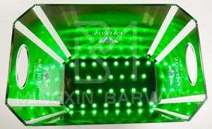 ถังน้ำแข็ง LED รูปเตกีล่าแฟชั่นทันสมัยถังใส่น้ำแข็งไฟ LED สีเขียวทนทานและมีสไตล์สำหรับอุปกรณ์เสริมความเย็นเครื่องดื่ม - Product Image 3