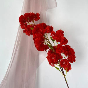 रंगीन चेरी फूल नकली फूलों की शादी भोज सजावट रंगीन रोमांटिक चेरी फूलों - Product Image 3