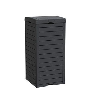 Poubelle à <span class=keywords><strong>compost</strong></span> en plastique de 38 gallons pour patios, cuisines et divertissements en plein air, avec couvercle et <span class=keywords><strong>bac</strong></span> d'égouttement - Product Image 1