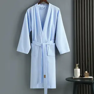 Gaya baru semua musim Hotel bintang lima jubah mandi katun murni untuk musim gugur dan musim dingin