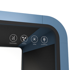 Caja de resonancia de la Oficina de nuevo diseño a prueba de panel booth - Product Image 6