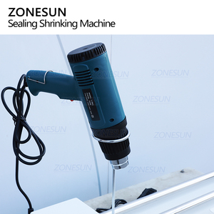 ZONESUN-Máquina de sellado y encogimiento de paquetes de plástico termorretráctiles, cortador de película de envoltura, manual de mesa, de tamaño pequeño, para el - Product Image 4