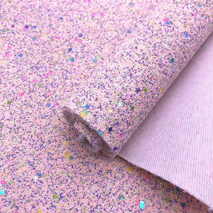 Tessuto in Pelle Intrecciata con Glitter Grosso Ecologico Multicolore per Fiocchi per Capelli, Scarpe, Borse, Divani, Sedie, Artigianato Fai-da-te, <span class=keywords><strong>Tende</strong></span> - Vendita all'Ingrosso - Product Image 2