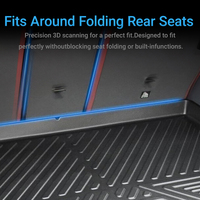 Accessoires automobiles intérieurs de haute qualité, installation facile, tapis de coffre anti-salissure, tapis de coffre arrière pour JAC Js4 2023