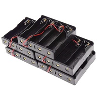 18650 boîte de support de batterie en plastique avec fil