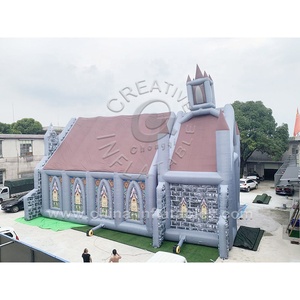 Grado comercial <span class=keywords><strong>2021</strong></span> IAAPA Casa embrujada inflable comercial de Halloween, sala de escape inflable - Product Image 5