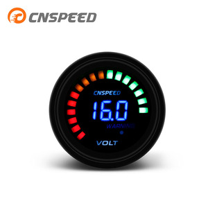 CNSPEED Digital Voltmeter 52mm LED Display Universal Car Voltage <b>Gauge</b> 12V DC Single Phase - Product Image 1