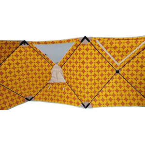 Pantalla de privacidad plegable para exteriores con estampado de Oriente Medio para acampar, picnic, barbacoa, tela Oxford, uso en todas las estaciones - Product Image 3
