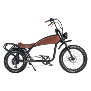 Bicicleta eléctrica de carretera en stock en EE. UU., motor de buje de 52V 1000W 20AH, freno hidráulico, autonomía de 70 millas, bicicleta eléctrica vintage en venta - Product Image 6