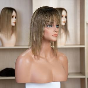 Extensiones de Cabello Humano con Clip, Encaje Mono Completo 5x3 con Flequillo, 130% de Densidad, para Cobertura de Cabello Fino - Product Image 4