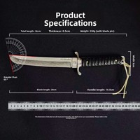 Couteau droit forgé à la main en une seule pièce, pour la survie en plein air, la chasse, le camping, le bushcraft, outil EDC, vente en gros OEM