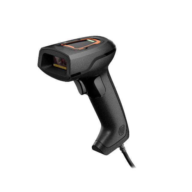 Edoo Ocr MRZ Handheld IP65 Industrial Barcode Scanner with Stand 2D Barcode Reader Wireless Scanner Gun USB COM Interface Stock