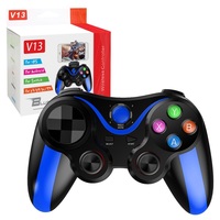 Controlador de Juegos Móvil V13 para IP y Android con Soporte para Teléfono, Joystick con Gamepad BT para Teléfono Inteligente