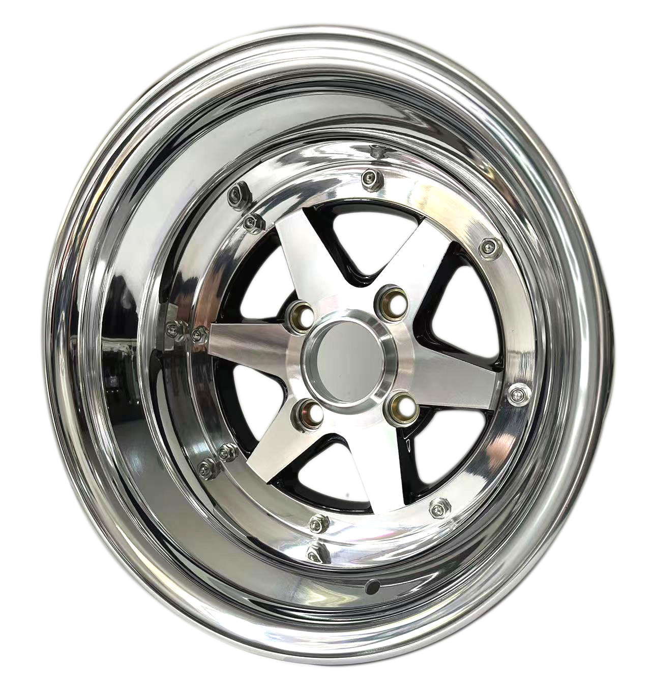 15X10 ET-40 4X114.3 XR4 Long Champ JDM Wheels for Manufacturing