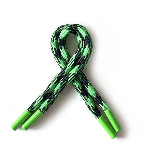Round Green Drawstring Tips Clothes Drawcord Hoodie Draw String Cord