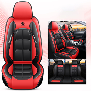 <span class=keywords><strong>Venta</strong></span> directa de fábrica de lujo Beige PU cuero asiento cubierta coche personalizado para <span class=keywords><strong>Toyota</strong></span> todos los modelos 5 uds cubierta de asiento de coche - Product Image 4