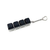 Porte-clés anti-stress en forme de touche de clavier, couleur macaron, jouet anti-stress, pendentif