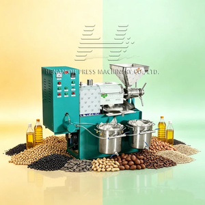 Mini máquina prensadora de aceite para el hogar, extractor de aceite pequeño con control inteligente de temperatura para hacer aceite comestible en la <span class=keywords><strong>cocina</strong></span> del hogar - Product Image 1