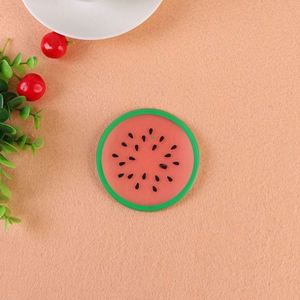 Sous-verre en caoutchouc PVC souple en silicone écologique avec logo personnalisé promotionnel - Product Image 3