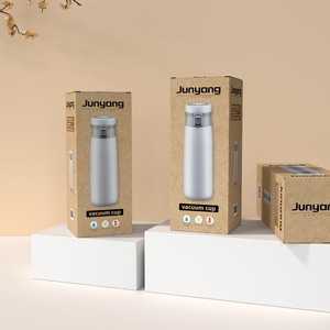 Tùy chỉnh in màu xám các tông sóng vận chuyển bao bì hộp thiết kế với thư biểu tượng tùy chỉnh hộp giấy - Product Image 2