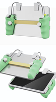 Manette de jeu pour tablette 3D à 6 doigts, manette de jeu pour tablette DIY, 4 boutons, tir continu pulsé, plusieurs tailles