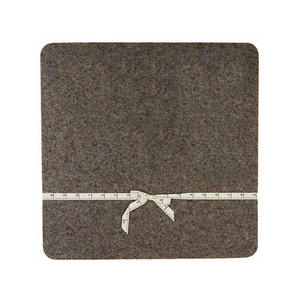 <span class=keywords><strong>Precio</strong></span> barato 100% almohadilla de prensado de lana gris - Product Image 6