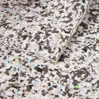 Sous-couche en caoutchouc insonorisant approuvée CE, tapis d'absorption acoustique en mousse de caoutchouc pour sols stratifiés en bois