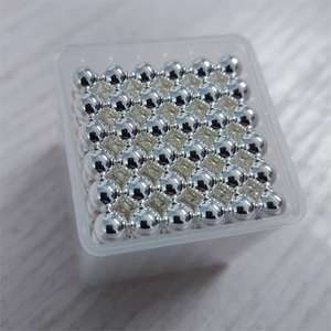 Huanlin מותאם אישית N35-N52 כיתה 1 מ "מ סובלנות קבועה neodymum מרוכבים טבעת אבני מגנט כדורי ריתוך שירות - Product Image 5