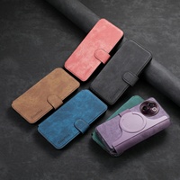 Étui de protection magnétique détachable anti-RFID avec porte-cartes pour Vivo V50 Lite Y29 Y200 S30 Pro – Coque de téléphone intégrale