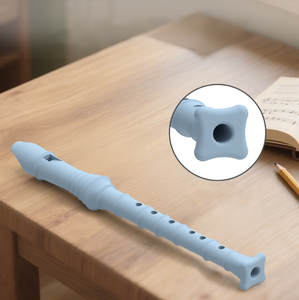 Flûte à bec soprano en silicone de style allemand à 6 trous, clé Do, instrument pour débutants en musique, vente en gros - Product Image 4