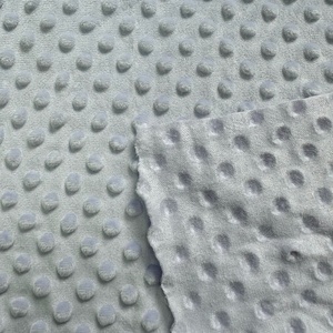Tessuto Minky a Pois per Bambini, Vendita Diretta dalla Fabbrica, Traspirante, Ultra Morbido, Tessuto in Pile Minky con Pois a Fossetta - Product Image 3