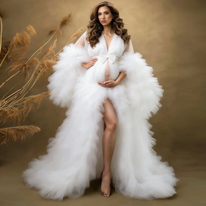 Robes de maternité de <span class=keywords><strong>luxe</strong></span> pour femmes enceintes, tenues de détente et robes de séance photo pour grossistes - Product Image 1