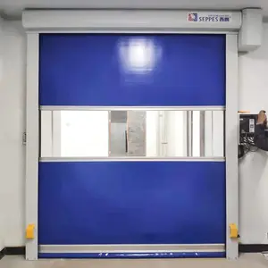 Seppes Automatic Industrial PVC High Speed Fast Rapid Overhead Rolling Roller Shutter Door