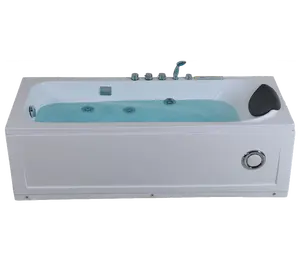 फैक्टरी प्रत्यक्ष एक्रिलिक गर्म बिक्री सरल डिजाइन एकल जल मालिश यूरोपीय शैली मालिश बाथटब