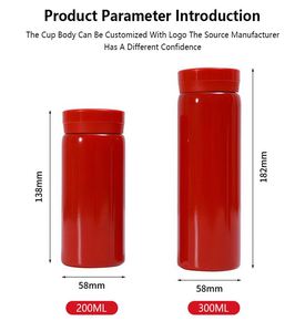 Custom Logo Stainless Steel 200ml/300ml Vacuum Insulated <b>Flask</b> Portable Waterproof Flexible Desk Double Wall Sport Water <b>Bottle</b> - Product Image 3