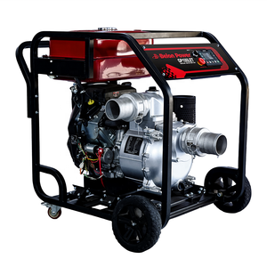 Doppel zylinder 4 Zoll tragbarer Benzinmotor Wasserpumpe 20 PS Benzinmotor Kolbens truktur Wasserpumpe - Product Image 1