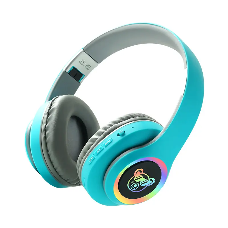 Fone de ouvido intra-auricular dobrável, headset para jogos de pc, bluetooth e baixo dobrável