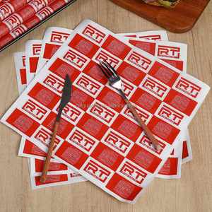 Papel de Envolver Personalizado Resistente al Aceite para Hamburguesas y Restaurantes Occidentales, Papel para Bandejas de Pollo Frito, Papel Desechable para Comida - Product Image 3