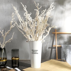 Décor <span class=keywords><strong>de</strong></span> noël <span class=keywords><strong>mousse</strong></span> artificielle plante flocon <span class=keywords><strong>de</strong></span> neige branches BRICOLAGE flétrie tige plantes pour la décoration <span class=keywords><strong>de</strong></span> fête - Product Image 2