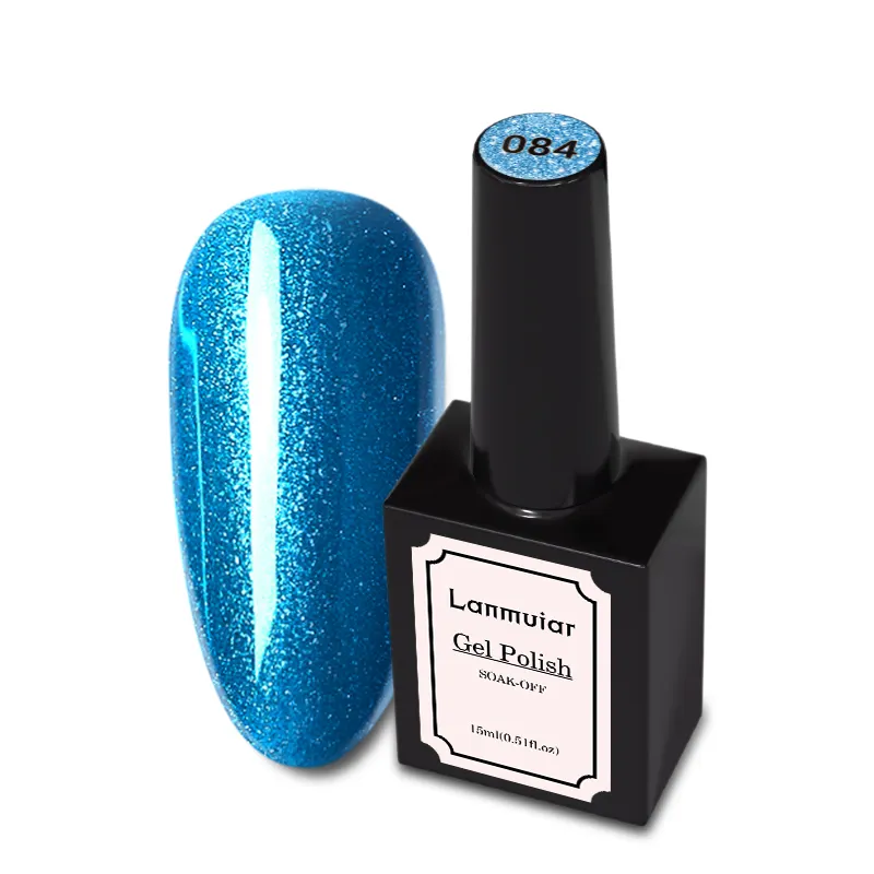 Color blue gel nail polar Lamuriar HEMA free UV gel polar long lasting wholesale factory price
