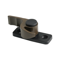 Cerradura de Media Luna para Ventana Corredera de Aluminio, Accesorios para Ventanas de Chile y Dominica, Cerradura Vertical para Ventana Corredera