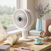 Ventilateur de table électrique intelligent multifonction de haute qualité en plastique blanc avec refroidissement par air