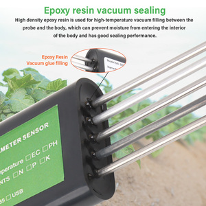 <span class=keywords><strong>C</strong></span>ảm biến đa Thông <span class=keywords><strong>s</strong></span>ố đất USB 7 trong 1 cho nhiệt độ ~ độ ẩm ~ EC ~ PH ~ NPK ~ Máy phân tích độ mặn cho nông nghiệp thông minh - Product Image 5