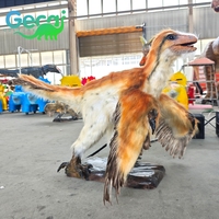 Tema Parkı İçin Süper Gerçekçi Animatronik Dinozor |   DC Motorlu Hareketli Dinozor Modeli Ses Efektleriyle