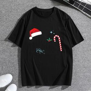 Camisetas navideñas para parejas para hombres, camisetas de manga corta a juego, camisetas de pijama de vacaciones Mr Mrs, trajes familiares, regalo - Product Image 2