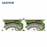 Carte de potentiomètre en céramique d'alumine à 96 % résistante à l'usure, personnalisée pour capteur d'angle de braquage automobile, fabricant clé en main OEM