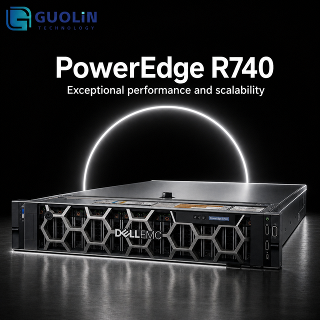 Used 2U Rack Server for HPC Database and Lightweight AI Inference Workloads Dell PowerEdge R740 R740XD