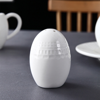 Offre Spéciale : Ensemble de pots à condiments en céramique en forme d'œuf, salière et poivrière, flacon à assaisonnements pour compagnies aériennes